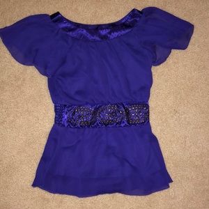 IN girl purple top size M